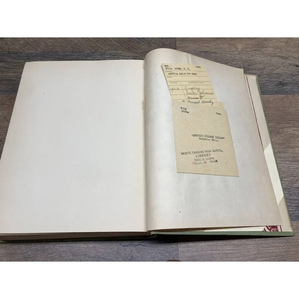 America Sails the Seas: History and Romance by Frank C. Bowen, 1938, 1st Edition